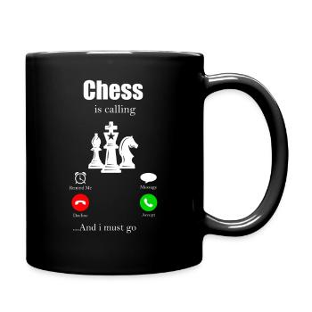 Chess Tactics Chess Mat Mindsport Chess Runner - Full Colour Mug - black - Right