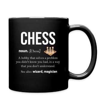 Échecs - Mug uni - noir - Droite