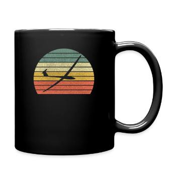Planeur planeur glissant idée cadeau - Mug uni - noir - Droite