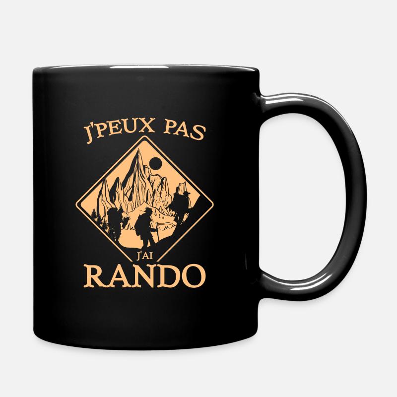 J'Peux Pas J'ai Rando - Mug uni - noir