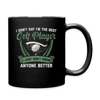Golf golf cadeau - Mug uni - noir - Droite