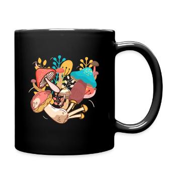 Mushroom Party - Champignons - Mushroom Lover - Mug uni - noir - Droite
