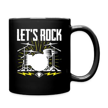 Batteur de batteur let let s - Mug uni - noir - Droite
