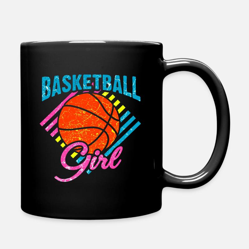 Basket-ball filles - Mug uni - noir
