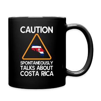 Costa Rica - Mug uni - noir - Droite