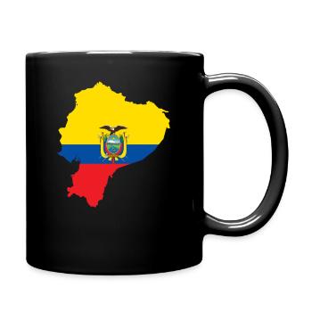 Ecuador - Tasse einfarbig - Schwarz - Rechts