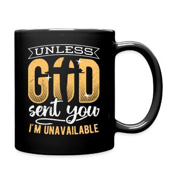 Apostolic god-fearing dutiful devoted - Full Colour Mug - black - Right