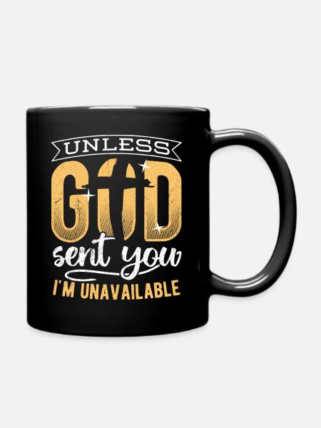 Apostolic god-fearing dutiful devoted - Tasse einfarbig - Schwarz