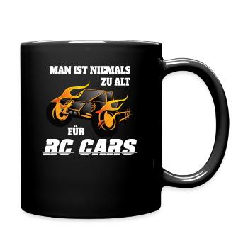 Modellauto Design RC Auto für Modellbau - Tasse einfarbig - Schwarz - Rechts
