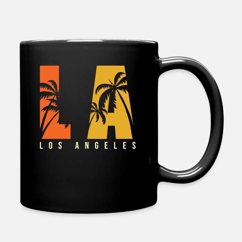 LA Los Angeles - Mug uni - noir