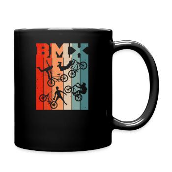 BMX Roue Coureur BMX Vélo Vélo Freestyle race BMX - Mug uni - noir - Droite