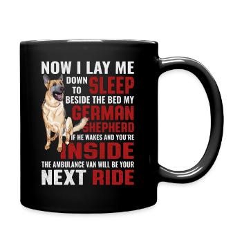 Bergers drôles Proverbes chiens Proverbes - Mug uni - noir - Droite