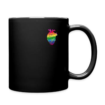 Drapeau anatomique de l’égalité LGBTQ de la Gay Pride LGBTQ - Mug uni - noir - Droite