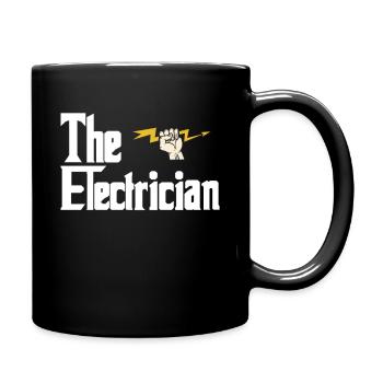 Électriciens - Mug uni - noir - Droite