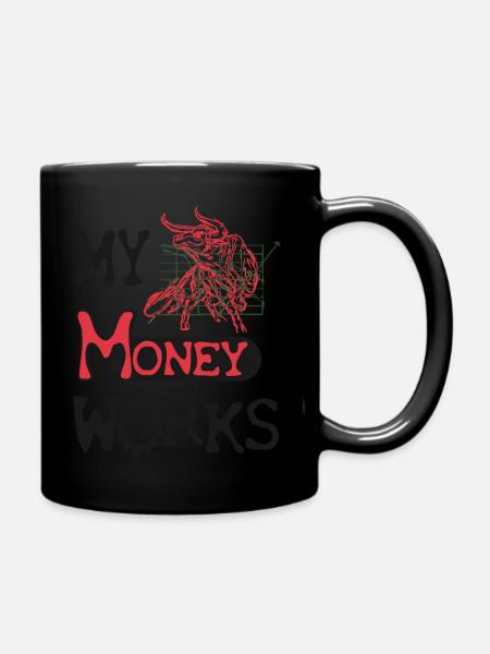 Börse - Tasse einfarbig - Schwarz