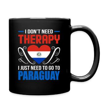 Paraguay - Tasse einfarbig - Schwarz - Rechts