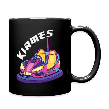 Autoscooter Kirmes Schausteller Geschenk - Tasse einfarbig - Schwarz - Rechts