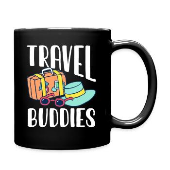 Travel buddy travel companions Travel - Full Colour Mug - black - Right