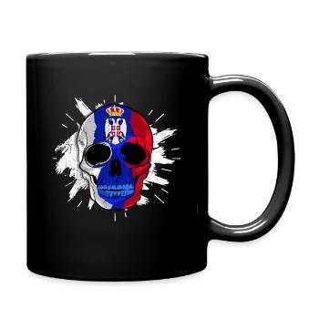 Serbien Tshirt Jugoslawien Belgrad Tito Geschenk - Tasse einfarbig - Schwarz - Rechts