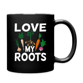 Amour Mes Racines Jardinier amusant Amusement - Mug uni - noir - Droite
