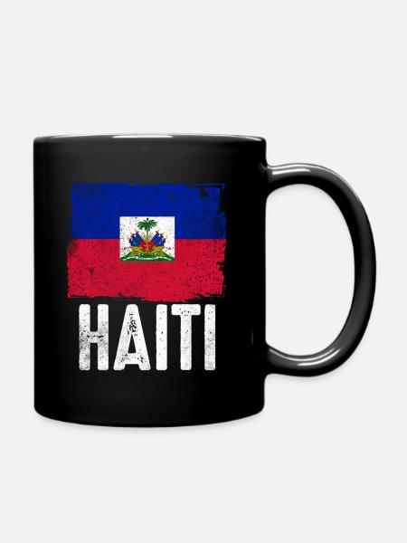 Haïti vacances drapeau Haïti - Mug uni - noir