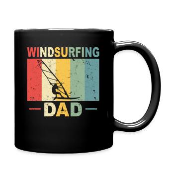 Windsurfing Dad Windsurfer Gift Windsurfing - Full Colour Mug - black - Right