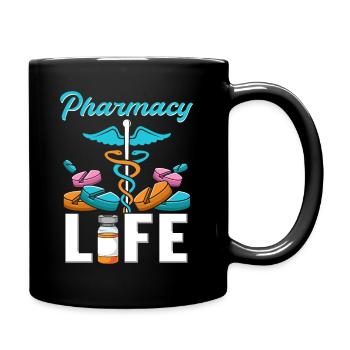 Pharmacist Pharmacy Life Pharmacy Pharmacy Student - Full Colour Mug - black - Right