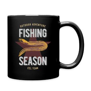 Pêche à l’anguant - Mug uni - noir - Droite