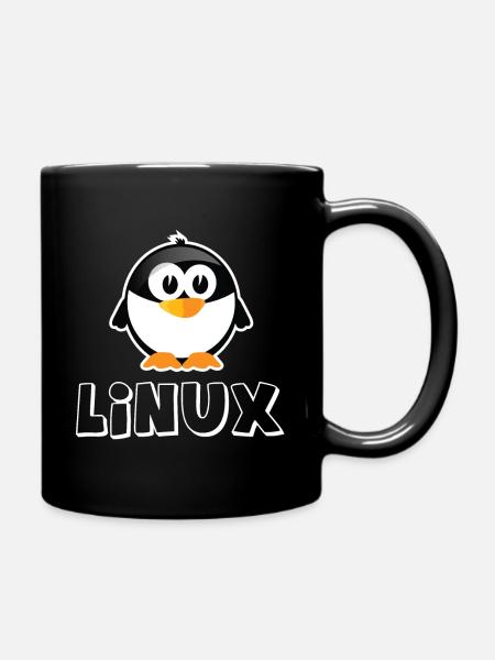 Linux Geek Pingouin Lifestyle IT Geek - Mug uni - noir