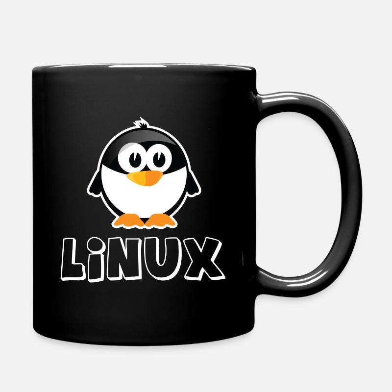 Linux Geek Pingouin Lifestyle IT Geek - Mug uni - noir