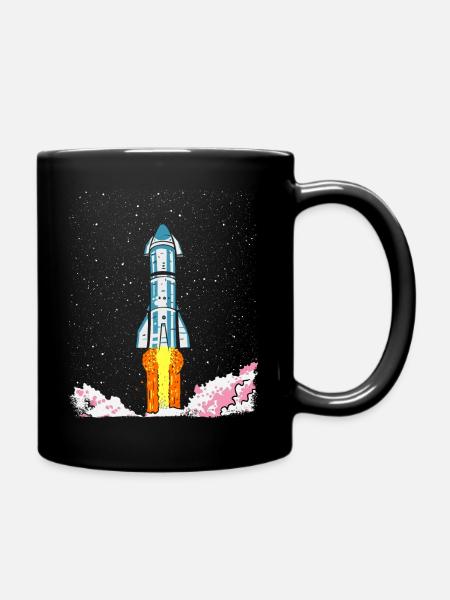 Starship - Tasse einfarbig - Schwarz