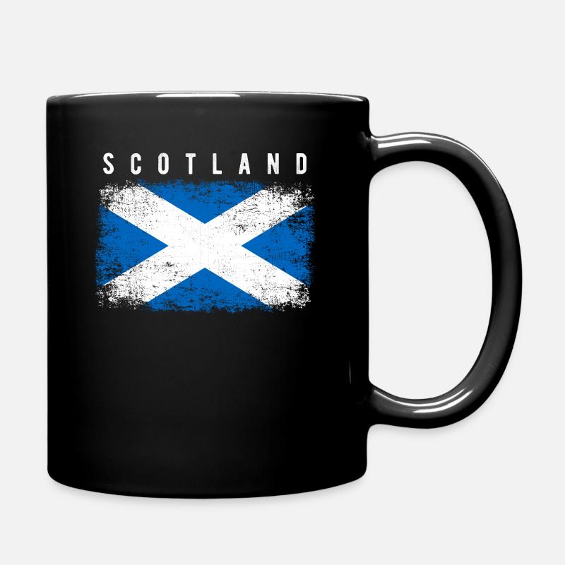 Schottland Flagge - Tasse einfarbig - Schwarz