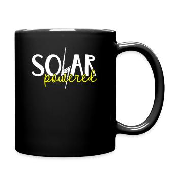 Lustiges Klimawandel Sonnenergie - Tasse einfarbig - Schwarz - Rechts