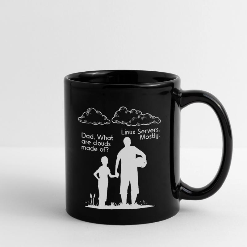Aus Was Sind Clouds Programmierer Coder Tasse einfarbig