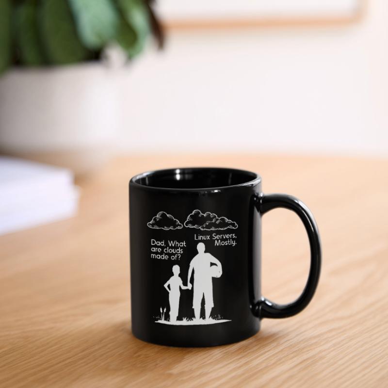 Aus Was Sind Clouds Programmierer Coder Tasse einfarbig