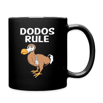 Dodo - Tasse einfarbig - Schwarz - Rechts