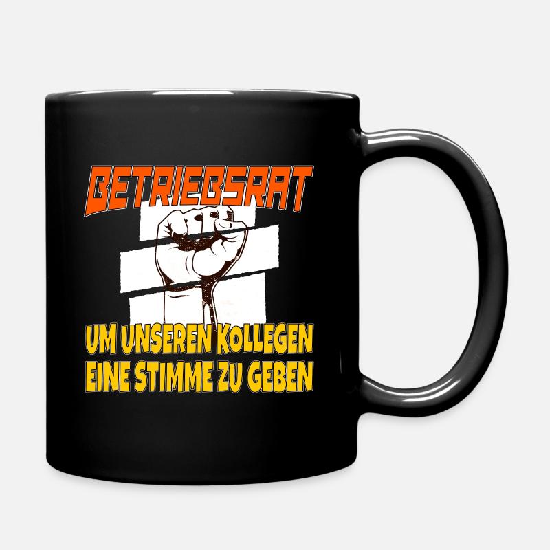 Betriebsrat - Tasse einfarbig - Schwarz