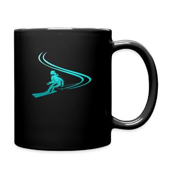 Ski ski ski ski vacances de vacances - Mug uni - noir - Droite