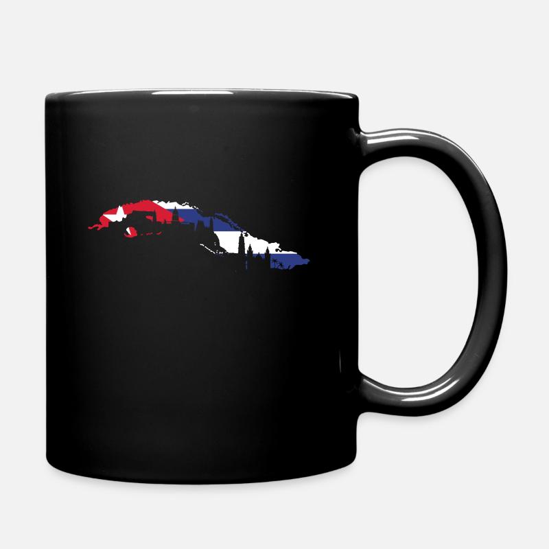 Cuba Flagge - Tasse einfarbig - Schwarz