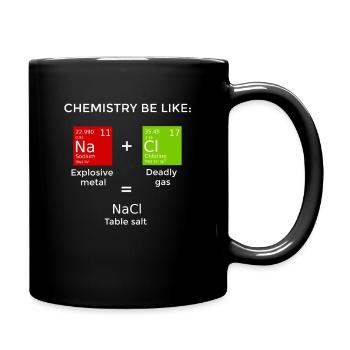 Chemistry be like - Full Colour Mug - black - Right