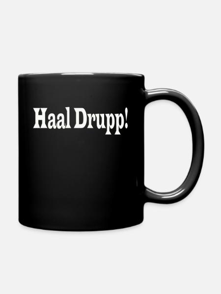 Haal Drupp - Tasse einfarbig - Schwarz