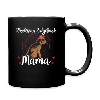 Rhodesian Ridgeback Mom | Dog Owner Gift - Full Colour Mug - black - Right