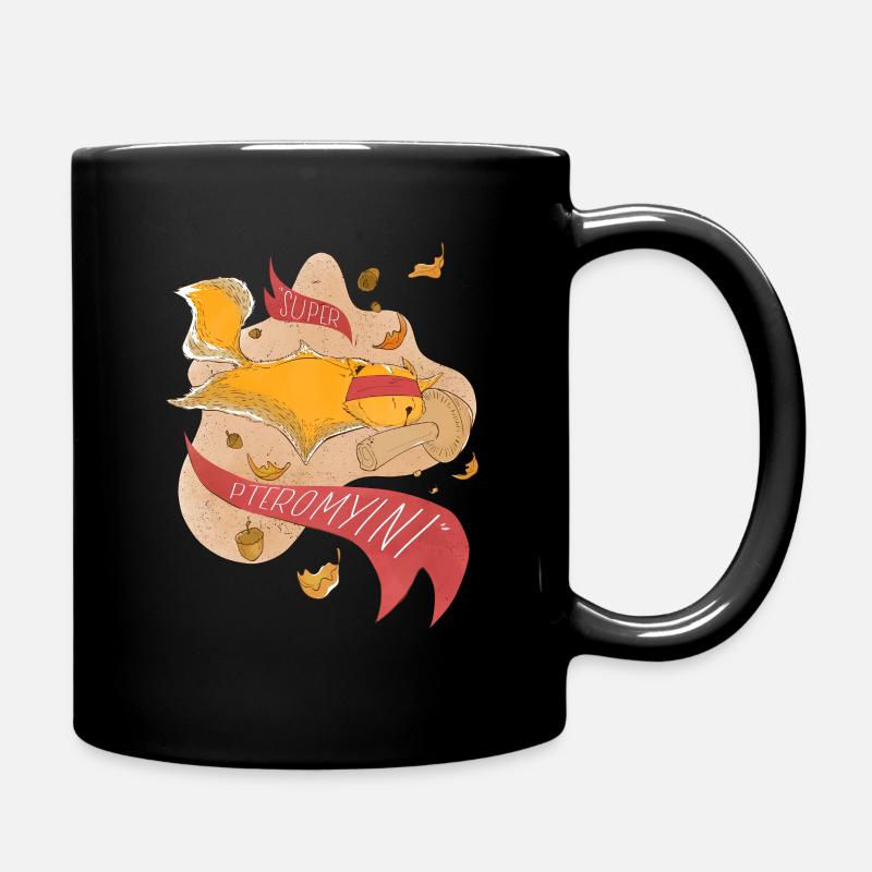 Écureuil volant écureuil volant écureuil volant - Mug uni - noir