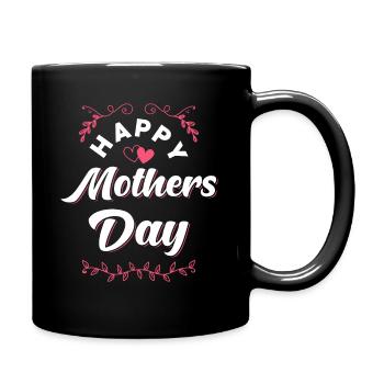 Mother's Day Mother's Day Greetings - Full Colour Mug - black - Right