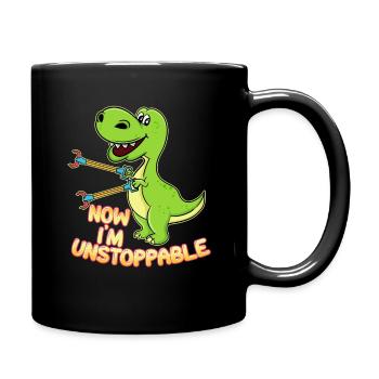 Now I Am Unstoppable - Full Colour Mug - black - Right