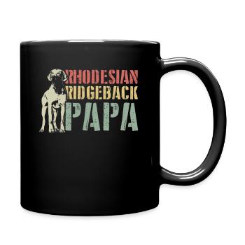 Rhodesian Ridgeback papa cadeau amoureux de chien - Mug uni - noir - Droite
