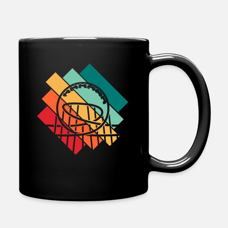 Achterbahn - Tasse einfarbig - Schwarz