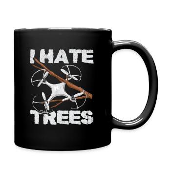 Conception de drone de mouche pour un quadcopter pilote - Mug uni - noir - Droite
