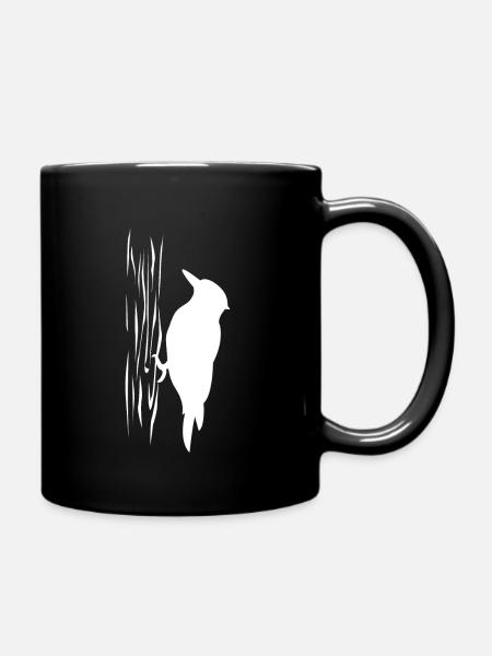 Pivert Sur le T-shirt de l’arbre Cadeau - Mug uni - noir