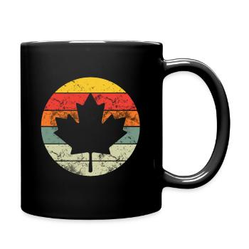 Canada Maple Leaf Flag North America - Full Colour Mug - black - Right